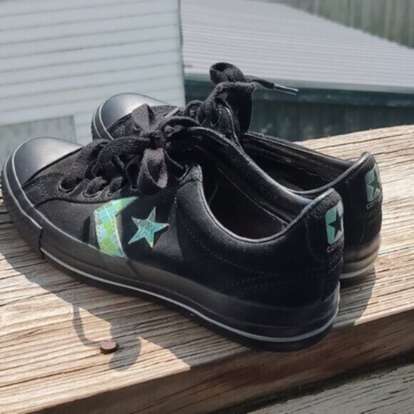 Converse Limited Edition Vintage Converse All Star Leather Low-Top Sneaker SZ 7 - Picture 9 of 11